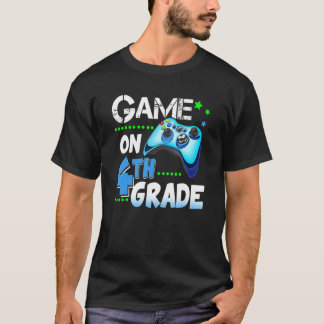T-shirt Fourth Grade  Game On 4th Grade Back To School Gam