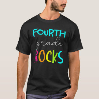 T-shirt Fourth Grade Rocks  Team 4th Grade Teacher 2