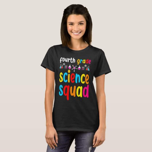 T-shirt Fourth Grade Science (Devant entier)
