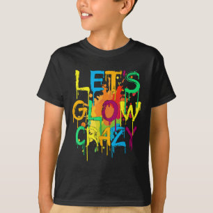 T-shirt Fous Retro fête d'anniversaire Glowday 80s 90s