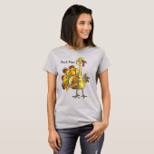 T-shirt Fowen Play Cartoon Gold Turkey (Devant entier)