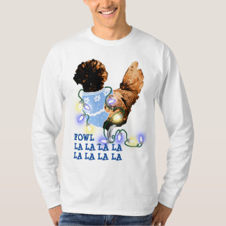 T-shirt Fowl la la la Golden Laced Polonais