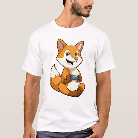 T-shirt Fox à jouer avec contrôleur (Devant)