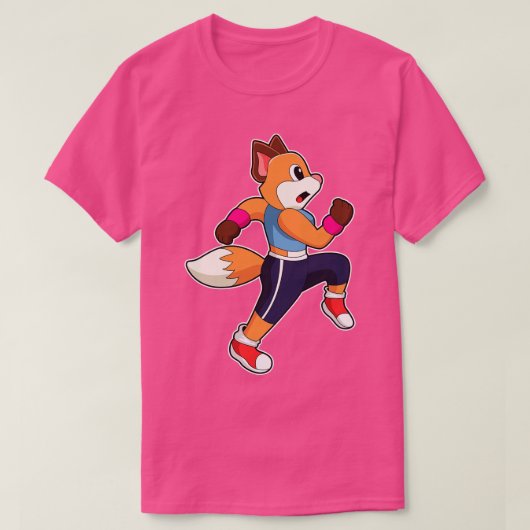 T-shirt Fox à Running (Design devant)