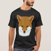 T-shirt Fox Animal Cool Imprimer Predator Hunter Motif Imp (Devant)