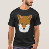 T-shirt Fox Animal Cool Imprimer Predator Hunter Motif Imp (Devant)