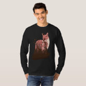 T-shirt fox animals forest trees birds (Devant entier)