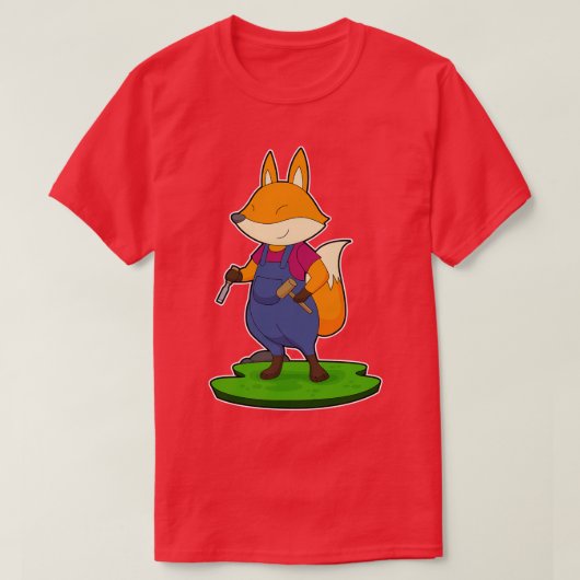 T-shirt Fox Artiste Chisel Hammer (Design devant)