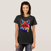 T-shirt Fox Artwork  Animal  Animal Fox 6 (Devant entier)