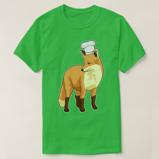 T-shirt Fox as Cook (Design devant)