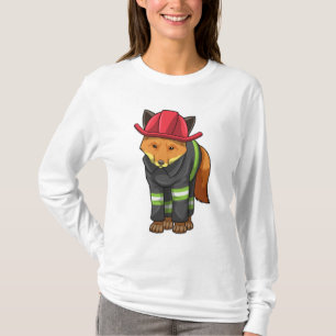 T-shirt Fox as Firefighter avec Helmet