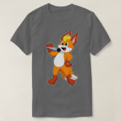 T-shirt Fox as Singer with Microphone (Design devant)