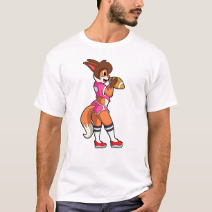 T-shirt Fox at Football Sports