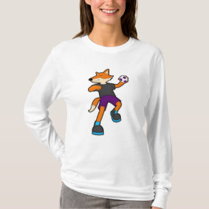 T-shirt Fox at Handball player avec Handball