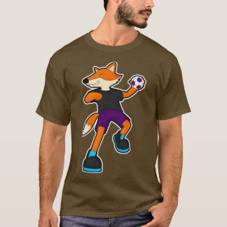 T-shirt Fox at Handball player avec Handball