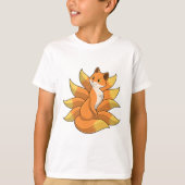 T-shirt Fox avec 9 queues Fox (Devant)