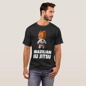T-shirt Fox brésilien Jiu Jitsu et Grappling (Devant entier)