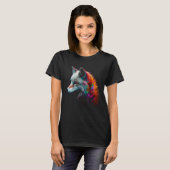 T-shirt Fox coloré animal Fox (Devant entier)