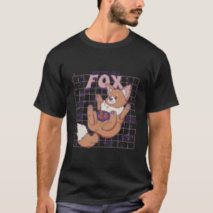T-shirt Fox coloré réaliste Fox