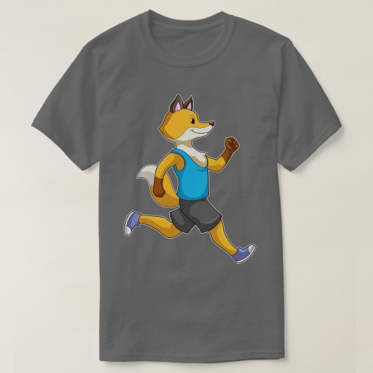 T-shirt Fox comme coureur à Running (Design devant)