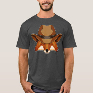 T-shirt Fox comme Cowboy avec Casquette