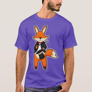 T-shirt Fox comme Magicien avec Casquette de baguette magi