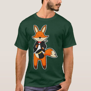 T-shirt Fox comme magicien avec Casquette de baguette magi
