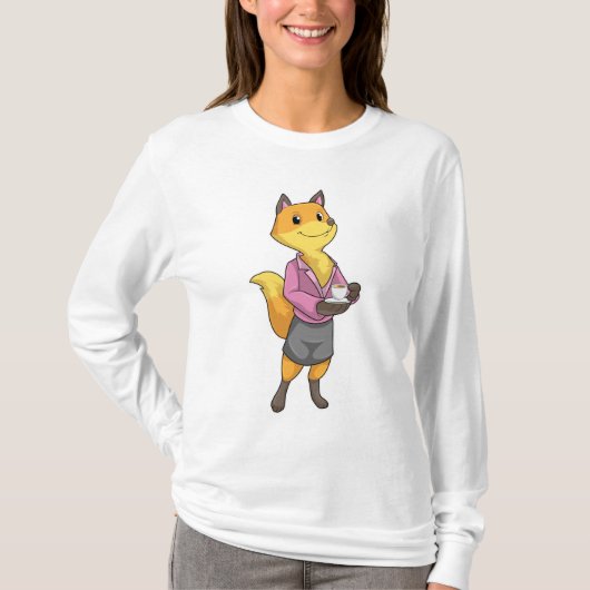 T-shirt Fox comme secrétaire de la Coupe du café (Devant)
