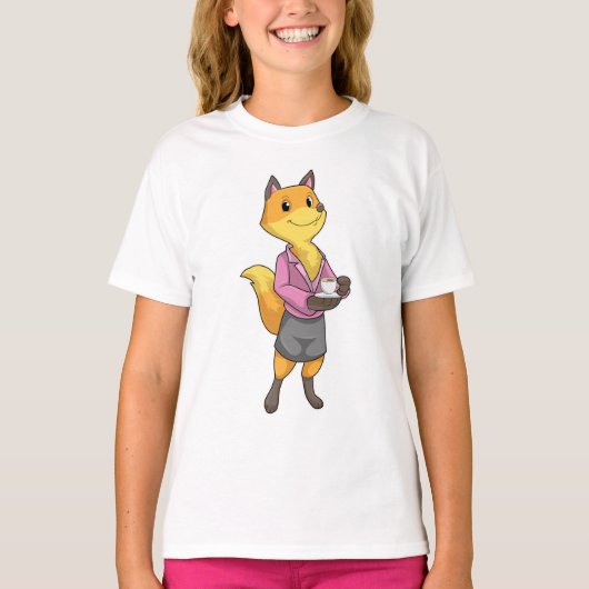 T-shirt Fox comme secrétaire de la Coupe du café (Devant)