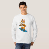 T-shirt Fox comme surfer avec Surfer (Devant entier)