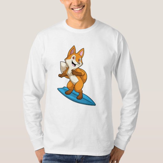 T-shirt Fox comme surfer avec Surfer (Devant)