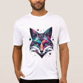 T-shirt Fox Cosmique Pour Hommes (Devant)