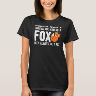 T-shirt Fox Designs For Men Femmes Renards Animaux Faune