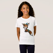 T-Shirt Fox d'esprit - Animal mignon de totem (Devant entier)