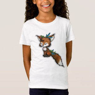 T-Shirt Fox d'esprit - Animal mignon de totem