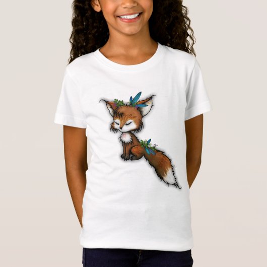 T-Shirt Fox d'esprit - Animal mignon de totem (Devant)