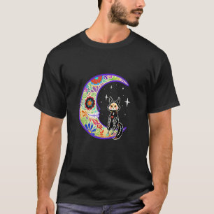 T-shirt Fox Dia De Los Muertos Skeleton Sugar Skeleton
