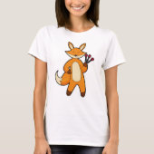 T-shirt Fox en Dart player avec Darts (Devant)