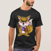 T-shirt Fox Enfants Hommes Femme Fox Café Red Fox Natural (Devant)