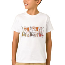 T-shirt Fox et amis pour garçons et filles.