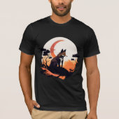 T-shirt Fox et la lune (Devant)