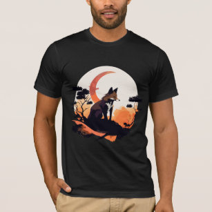 T-shirt Fox et la lune