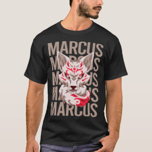 T-shirt Fox Face - Marcus Name