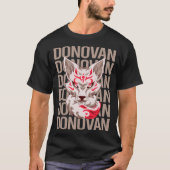 T-shirt Fox Face - Nom Donovan (Devant)