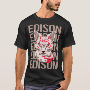 T-shirt Fox Face - Nom Edison