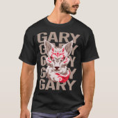 T-shirt Fox Face - Nom Gary (Devant)