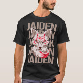 T-shirt Fox Face - Nom Jaiden (Devant)