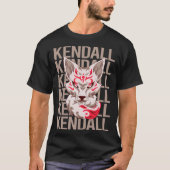 T-shirt Fox Face - Nom Kendall (Devant)
