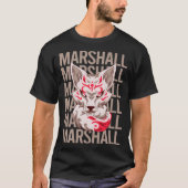 T-shirt Fox Face - Nom Marshall (Devant)