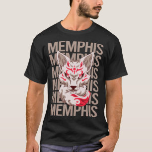 T-shirt Fox Face - Nom Memphis